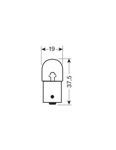 24V Original Line - R5W - 5W - BA15s - 1 pz  - Sfuso 2
