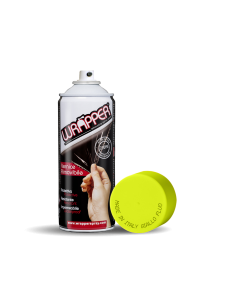 Wrapper, pellicola spray rimovibile, 400 ml - Giallo fluo
