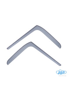 Set deflettori aria anteriori ad incastro, tipo lungo - compatibile per Iveco Daily (05/99 05/14)