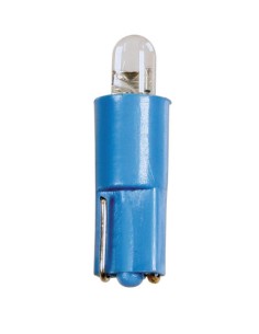 24V Kit Lampade cruscotto Led 1 Led - (T3) - W2x4,6d - 5 pz  - D/Blister - Blu