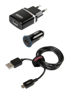 Kit 3 in 1 Micro Usb - 12/24V + 230V