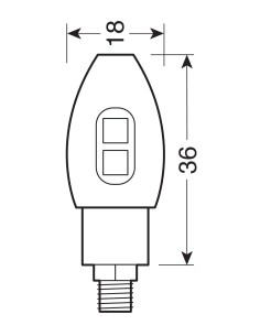 Volt, indicatori direzione a Led - Argento 2