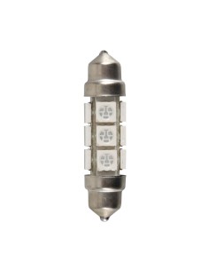 24V Led Series - 12 Led SMD - 11x43 mm - SV8,5-8 - 20 pz  - Scatola - Blu - Doppia polarità