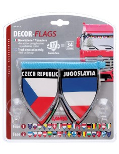 Decor-Flags 2 in1 - Set 4 - 17x2 bandiere 2