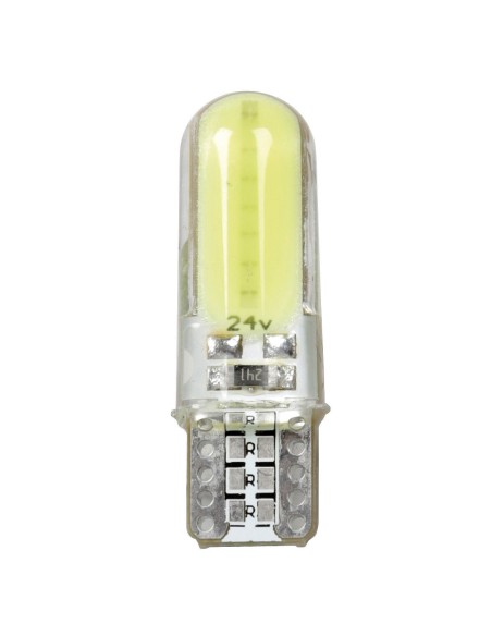 24V Mega-Led 24 - 2 SMD x 12 chip - (T10) - W2,1x9,5d - 20 pz  - Busta - Bianco