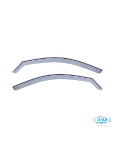 Set deflettori aria anteriori ad incastro, tipo lungo - compatibile per Bmw Serie 5 (E60) (07/03 12/09)  - Bmw Serie 5 Touring 