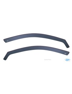 Set deflettori aria anteriori ad incastro, tipo lungo - compatibile per Fiat Doblò 5p (11/00 12/09)  - Fiat Doblò Cargo (11/00 