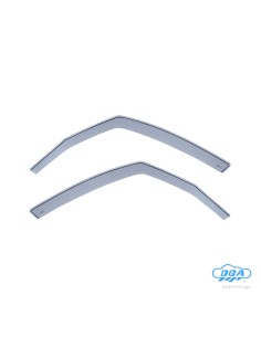 Set deflettori aria anteriori ad incastro, tipo lungo - compatibile per Fiat Sedici (03/06 05/15)