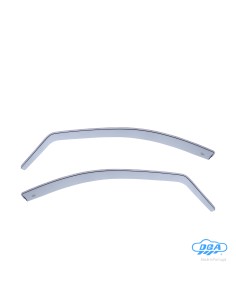Set deflettori aria anteriori ad incastro, tipo lungo - compatibile per Mercedes GL (09/06 06/12)  - Mercedes ML (07/05 09/11)
