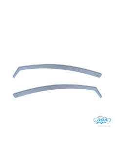 Set deflettori aria anteriori ad incastro, tipo lungo - compatibile per Seat Altea (04/04 12/14)  - Seat Altea XL (01/07 06/15)