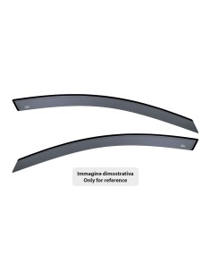 Set deflettori aria anteriori ad incastro, tipo lungo - compatibile per Volvo XC60 (11/08 04/17)
