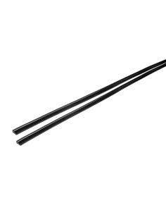 Door-Strip, strisce salvaporta adesive, 2 pz - 2 x 65 cm - Nero