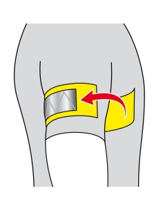 Fluoband 1, fascia riflettente - Giallo 2