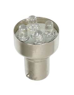 24V Lampada Multi-Led 5 Led - (R10W) - BA15s - 1 pz  - Scatola - Bianco