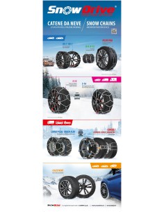 Poster cm 58x160, Catene da neve
