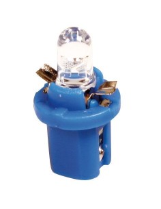24V Lampada cruscotto 1 Led - B8,5d - 2 pz  - D/Blister - Bianco