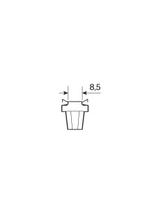 24V Lampada cruscotto 1 Led - B8,5d - 2 pz  - D/Blister - Bianco 2