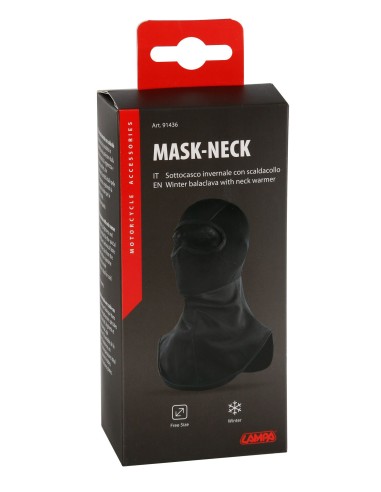 Mask-Neck, sottocasco in tessuto tecnico con scaldacollo