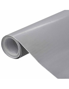 Pellicole per Auto 2 pz 4D Argento 100x150 cm+50x150 cm 2