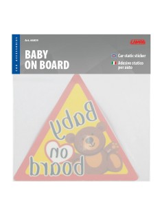 Bimbo a bordo, contrassegno adesivo statico 2