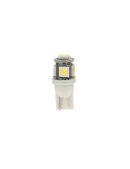24V Hyper-Led 15 - 5 SMD x 3 chips - (T10) - W2,1x9,5d - 2 pz  - Scatola - Arancio - Doppia polarità