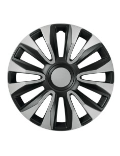 Avalone Silver & Black - Set 4 copricerchi - Ø 14"