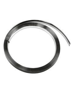 Profilo adesivo cromato - 25 m - 14 mm