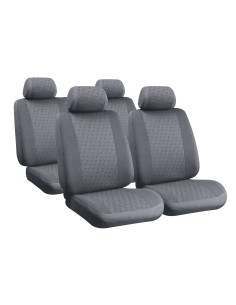 Glamur Basic-Fit, set fodere coordinate in jacquard - Grigio