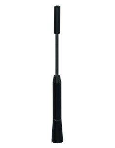 Alu-Tech, stelo antenna - Ø 6 mm - Nero