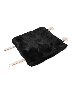 Comfort Max, coprisedile in montone - Nero