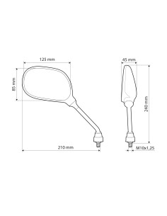 Kiro, coppia specchi retrovisori 2